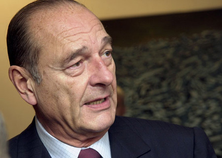 Cựu Tổng thống Pháp Jacques Chirac.
